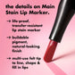 Delineador de labios Main Stain de e.l.f. - Herramienta de color de labios de larga duración para una definición precisa de los labios (Accesorio de maquillaje para belleza y cuidado personal)