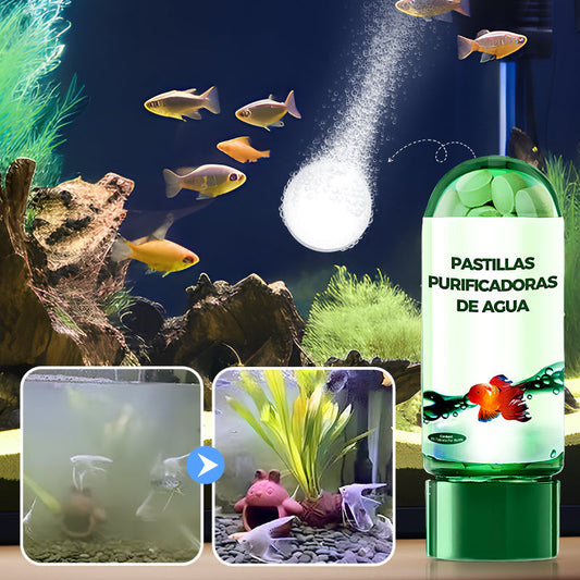 🔥Hot sale🔥 Tableta Potente de Purificación de Agua para Acuarios