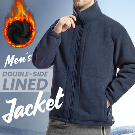 🔥Oferta Relámpago 50% DESCUENTO 🔥 Envío Gratis - Chaqueta de Forro Polar Doble Cara para Hombre