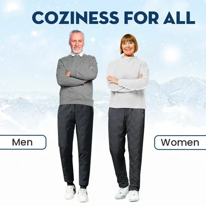 Pantalones impermeables unisex con forro polar