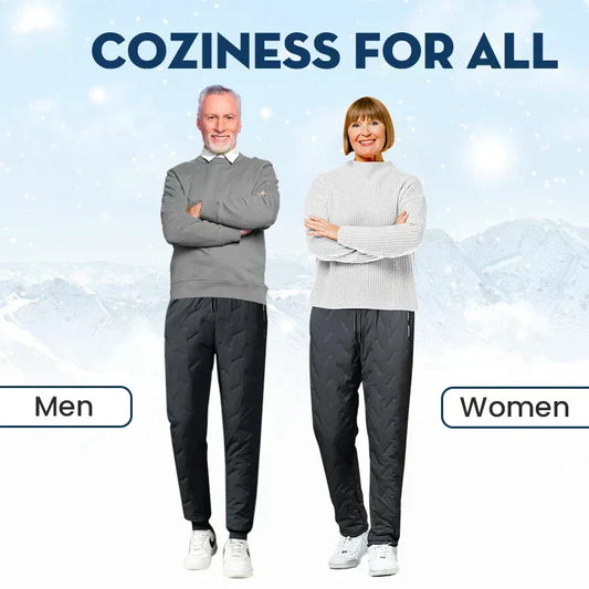 Pantalones impermeables unisex con forro polar