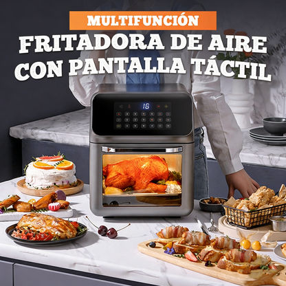 Freidora de aire visual multifunción con pantalla táctil