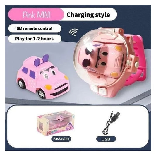 Coche de juguete teledirigido de reloj