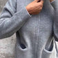 ⏳Oferta por tiempo limitado⏰Chaqueta de punto con cuello redondo y cremallera🧥