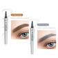 💥COMPRA 1 RECIBE 1 GRATIS🎉Lápiz de cejas de alta calidad 3D impermeable microblading 4 punta de tenedor lápiz de tatuaje