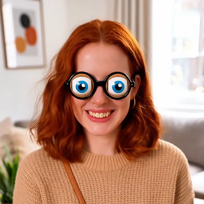 🔥¡OFERTA DE NAVIDAD 50 % DE DESCUENTO!🏆Oferta flash💥Gafas divertidas con mecanismo de guiño🥸