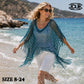 🏖️ÚLTIMO DÍA DE OFERTA ¡SOLO 9,99 £!🔥JCUK Chaqueta de verano de crochet metalizado: ligera, fluida y con un estilo impecable 🌊☀️