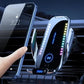 🔋⚡ Cargador inalámbrico para coche y soporte para teléfono - Compatible con iPhone y teléfonos Android 📱🚗