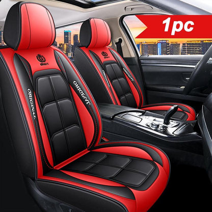 🔥🚗 Fundas para Asientos de Automóvil de Cuero PU – Ajuste Universal para Sedanes, SUV y Camionetas ✨🛋️