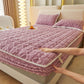 🛏️¡50% de descuento! Sábana ajustable cálida: franela cepillada, bolsillo profundo y esquinas antideslizantes para mayor comodidad en todas las estaciones. ❄️🛌