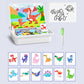 🎨 Puzzles Magnéticos de Vestir para Caras - Juego Educativo de Doble Cara para Niños, Ideal para Viajes y Aprendizaje Creativo ✨🧒