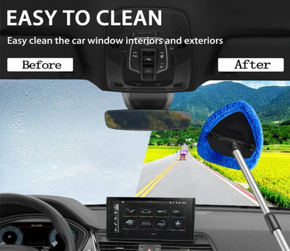 🚘 -50% PROMO EXCLUSIVE ! 💦 Kit de limpieza para parabrisas de coche – Extensible y giratorio 180°