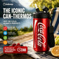 🥤Vaso de acero inoxidable de doble pared con aislamiento térmico, con forma de lata de refresco de cola.