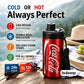 🥤Vaso de acero inoxidable de doble pared con aislamiento térmico, con forma de lata de refresco de cola.