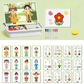 🎨 Puzzles Magnéticos de Vestir para Caras - Juego Educativo de Doble Cara para Niños, Ideal para Viajes y Aprendizaje Creativo ✨🧒
