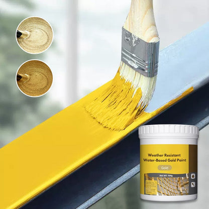 🔥Descuento por tiempo limitado: 50 % de descuento✨ Pintura dorada al agua con efecto metálico premium