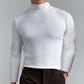 🔥¡50% de descuento! Camiseta de cuello alto Ultimate Comfort para hombre: elástica, transpirable y ajustada, ideal para el gimnasio y uso diario.