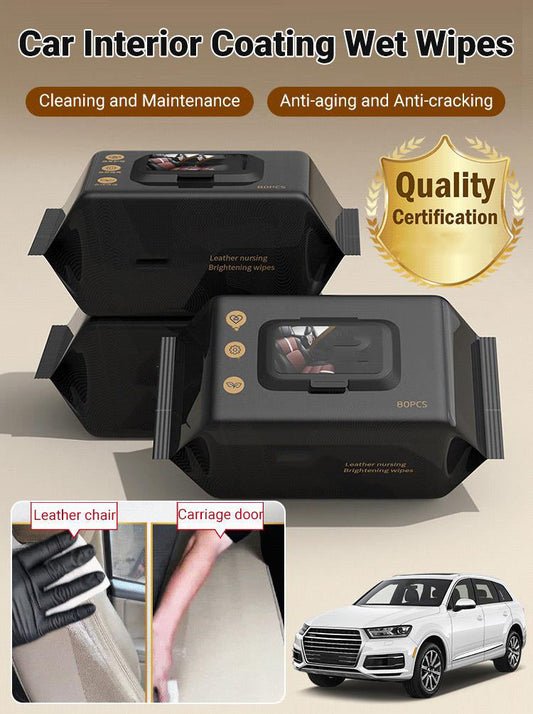 Toallitas húmedas para el interior del coche (¡Novedad 2025!)