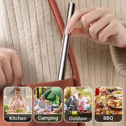 Cuchillo multiusos portátil para frutas con funda