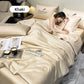 ✨Nuevo juego de ropa de cama de cuatro piezas, lavable y fresco, modelo 2026👑