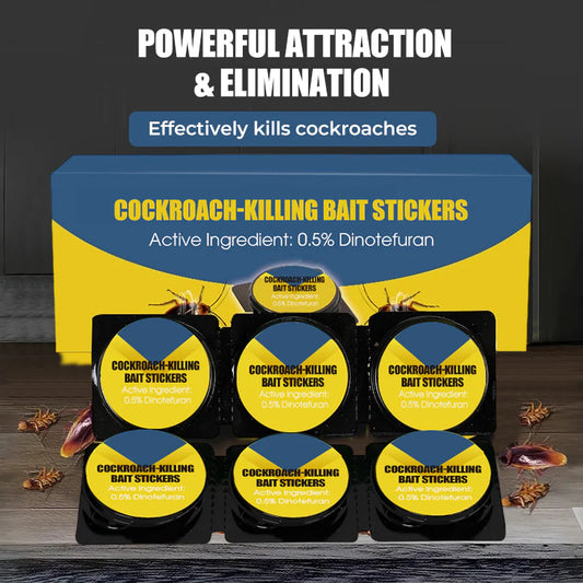 Potentes pegatinas de cebo para matar cucarachas