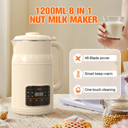 1200 ml 8 en 1 Preparador de leche de nuez
