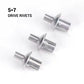 50 remaches de accionamiento y remaches avellanados