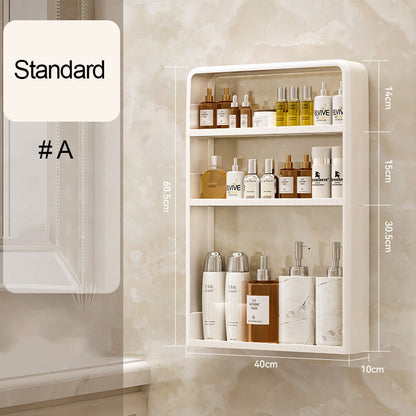 Estantes de almacenamiento de baño de pared con cajón