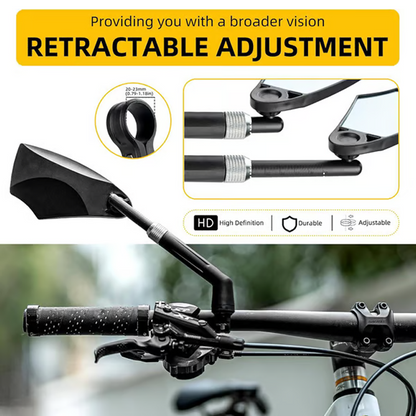 🔥Espejo ajustable en 360° para manillares de bicicleta💯