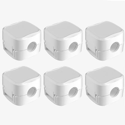 Juego de 6 clips magnéticos para cables