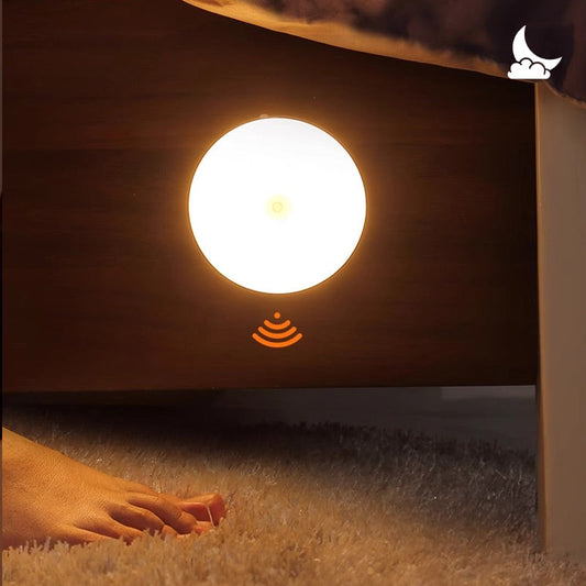 Luz nocturna compacta para el hogar con sensor de movimiento
