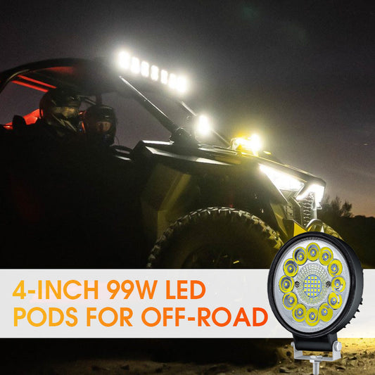 Módulo LED de 4 pulgadas y 99 W para todoterreno