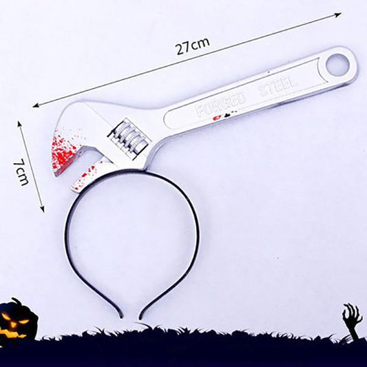Accesorio de Halloween con diadema de cuchillo