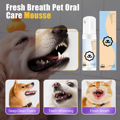 Mousse para el cuidado bucal de mascotas Fresh Breath