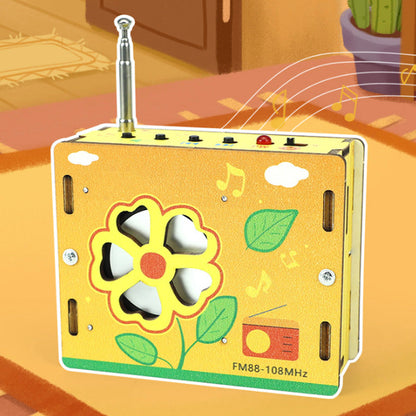 Juguetes educativos para niños DIY Mini Radio