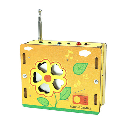 Juguetes educativos para niños DIY Mini Radio
