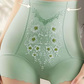 Braguitas de control de abdomen de talle alto con bordados para mujer