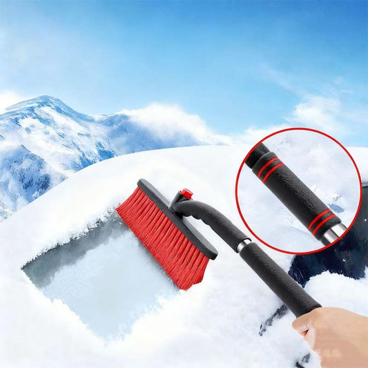 Cepillo de nieve multifuncional para coche con raspador de hielo
