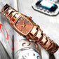 Reloj elegante resistente al agua para muje