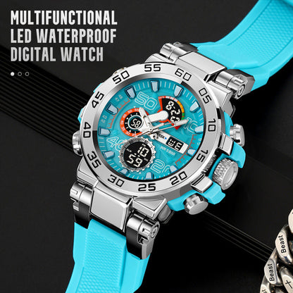 Reloj digital LED multifuncional resistente al agua