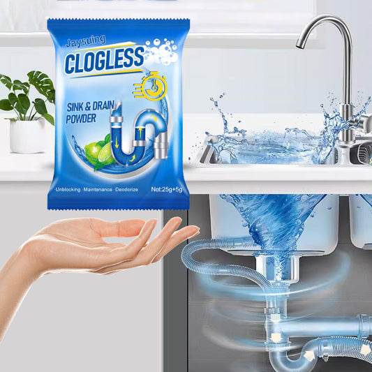 Regalo práctico: Polvo limpiador para desatascar desagües de cocina