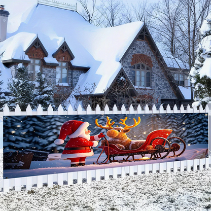 🎄 Ofertas Especiales para Navidad 🎄Banner colgante de Merry Christmas al aire libre