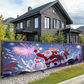🎄 Ofertas Especiales para Navidad 🎄Banner colgante de Merry Christmas al aire libre