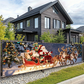 🎄 Ofertas Especiales para Navidad 🎄Banner colgante de Merry Christmas al aire libre
