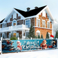 🎄 Ofertas Especiales para Navidad 🎄Banner colgante de Merry Christmas al aire libre