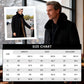 Abrigo de invierno informal de negocios con forro para hombre