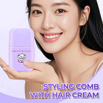 Peine para peinar con crema para el cabello