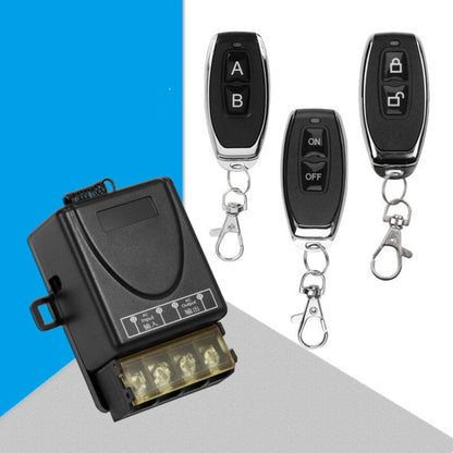 Kit de interruptor y receptor de control remoto inalámbrico, sin cableado