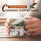 ✨ 50 % de descuento | Taza de café de cerámica con temática pesquera 🎣☕