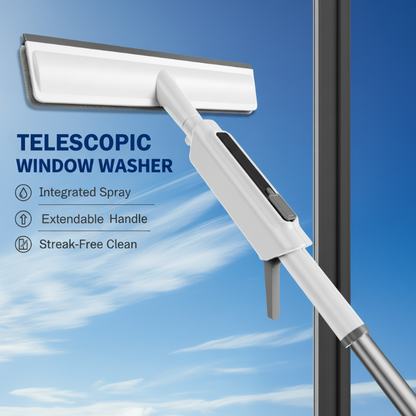 Limpiador de ventanas telescópico